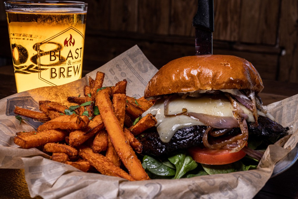 Burger and Fries.