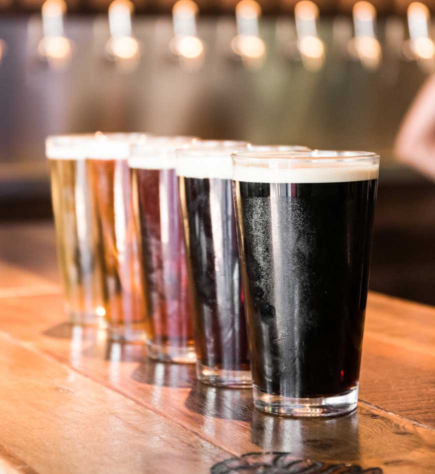 Row Of Beers.